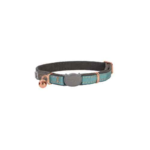 Rogz UrbanCat Safety Release Cat Collar Turquoise Moon Small