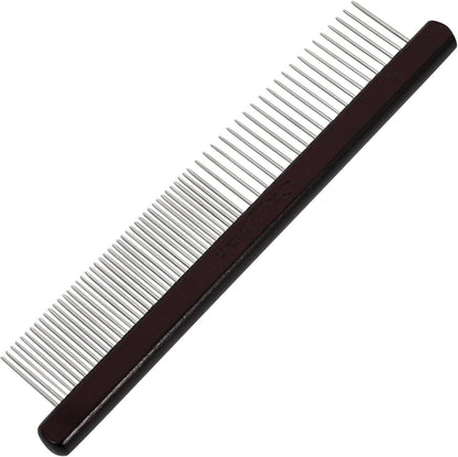 CattyMan Natural Style WOODEN WIDE & NARROW TEETH COMB
