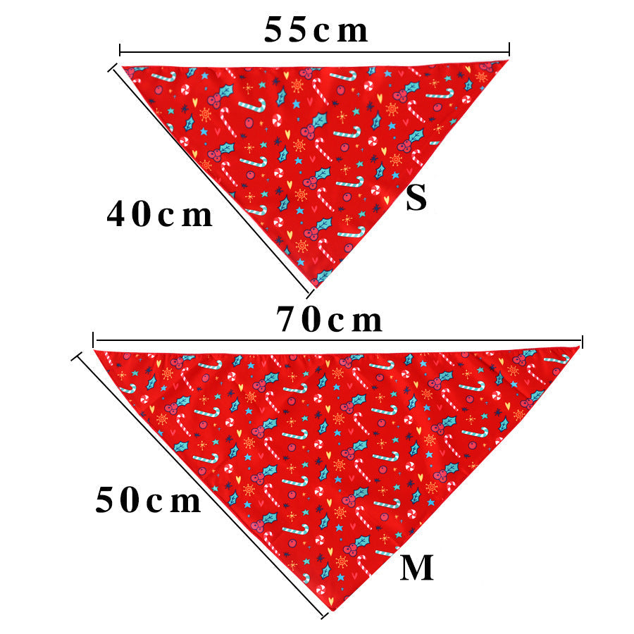 Pet Christmas Hat & Bandana Set