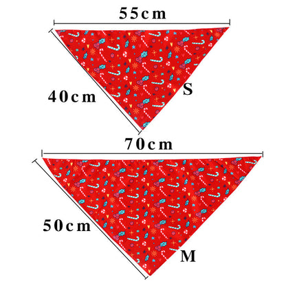 Pet Christmas Hat & Bandana Set