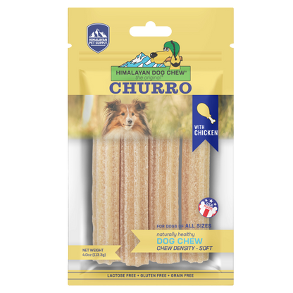 Himalayan Dog Chew Churro Chicken 4pk