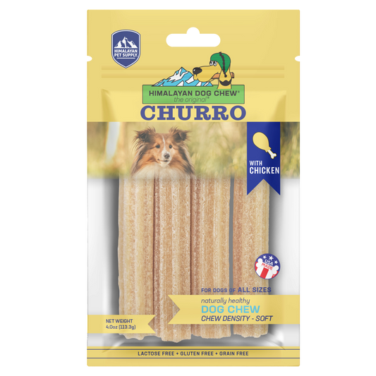 Himalayan Dog Chew Churro Chicken 4pk