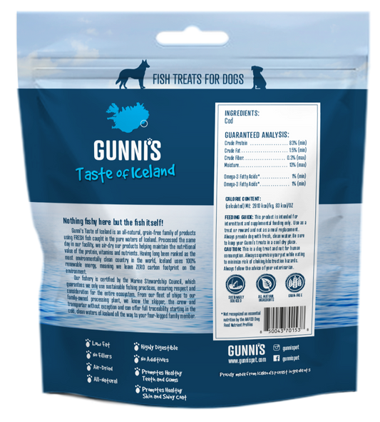 GUNNI'S Cod Baby Bites Dog Treats 71g