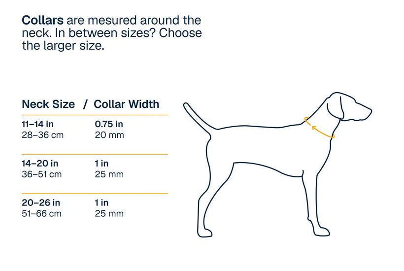 (2026 NEW AVAILABLE FOR PRE-ORDER) RUFFWEAR Ridgeline Collar Obsidian Black