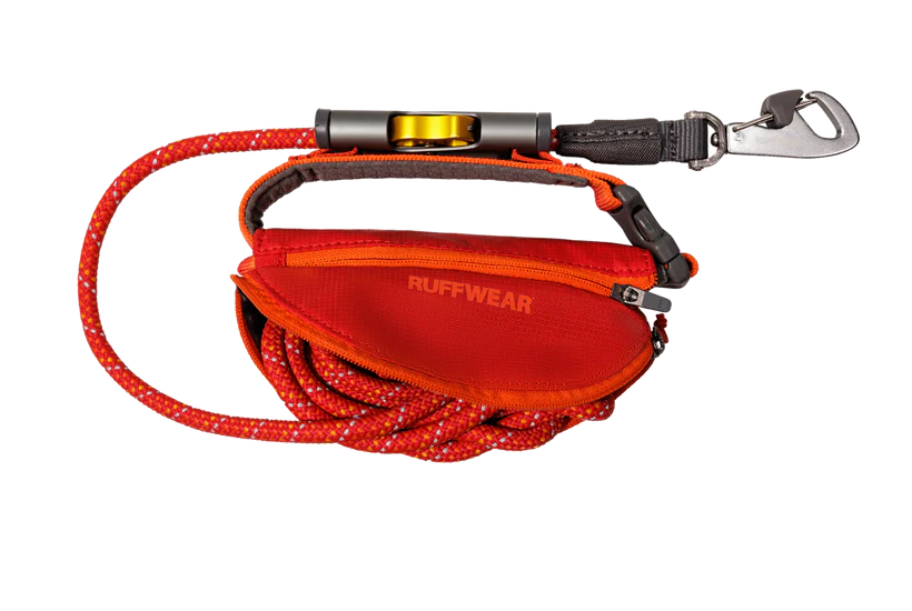 (2026 NEW) RUFFWEAR Hitch Hiker™ Leash - Red Currant