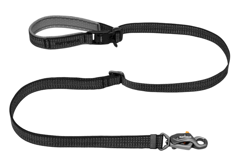 (2026 NEW)  RUFFWEAR Ridgeline Leash - Obsidian Black