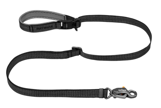 (2026 NEW)  RUFFWEAR Ridgeline Leash - Obsidian Black