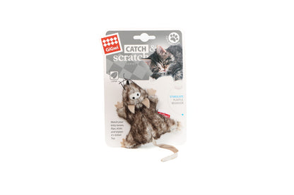 GIGWI CATCH SCRATCH MOUSE CATNIP Cat Toy