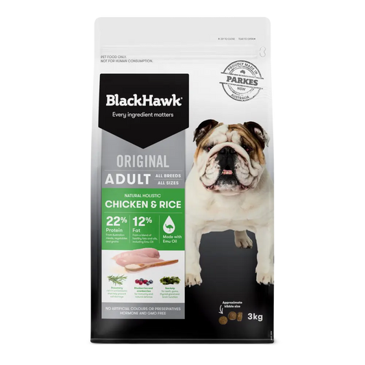 BLACK HAWK ADULT CHICKEN & RICE Dog Dry Food