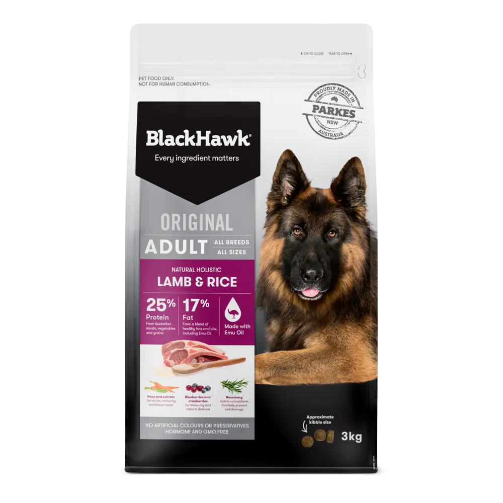 BLACK HAWK ADULT LAMB & RICE Dog Dry Food