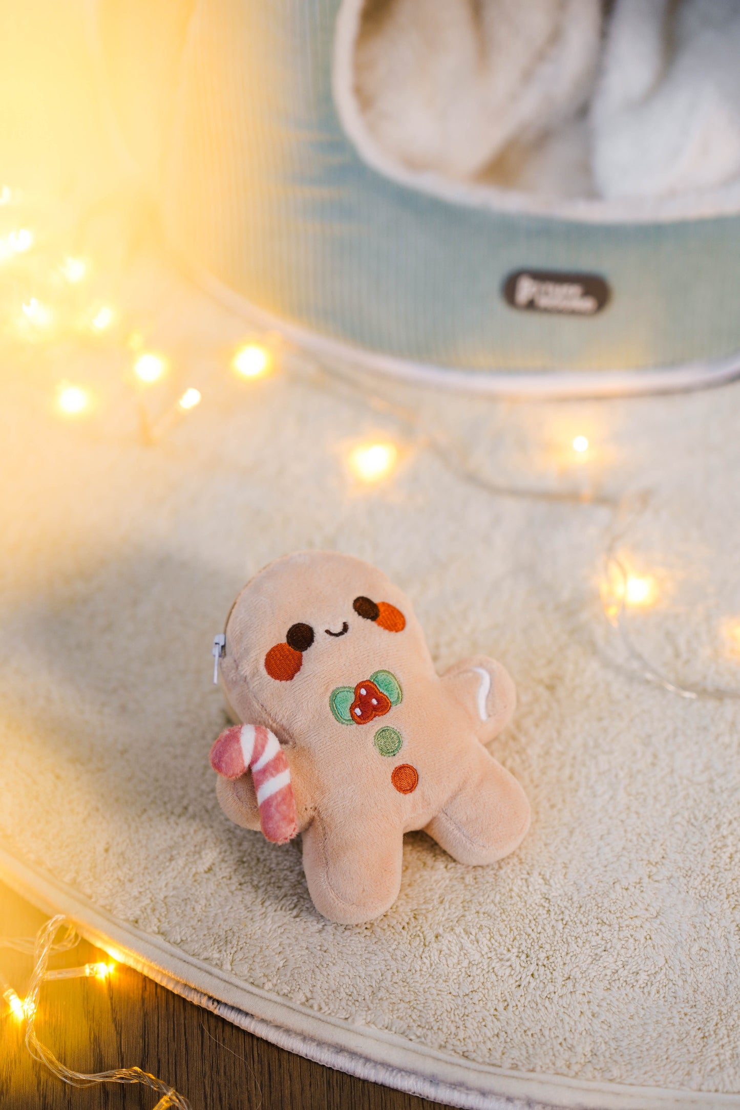 Tuffhound Decorative Chest Backpack| Poo Bag Holder -Gingerbread Man