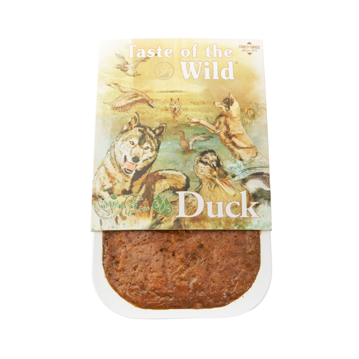 Taste of the Wild Duck and Chicken with Fruit and Vegetable Tray 390g
