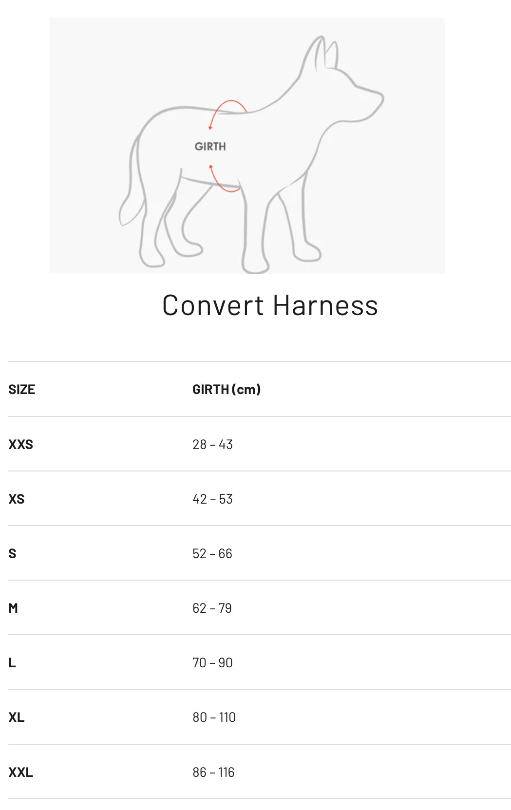 Ezydog Convert Harness - Black