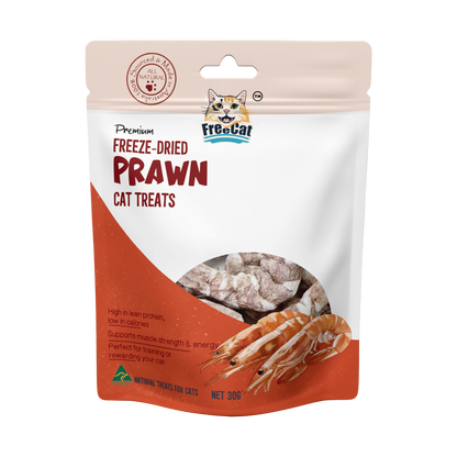FREECAT Freeze Dried Prawn Cat Treats