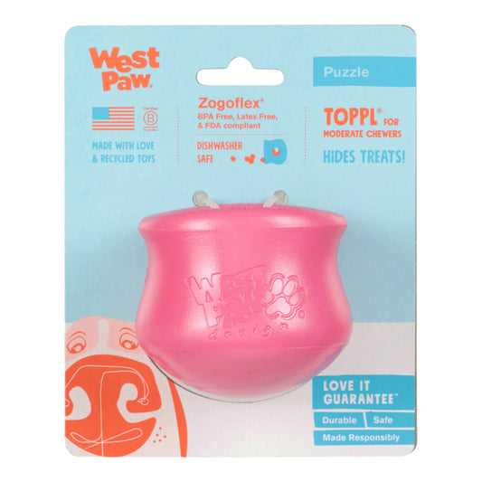 WEST PAW TOPPL PUZZLE TOY - GERANIUM
