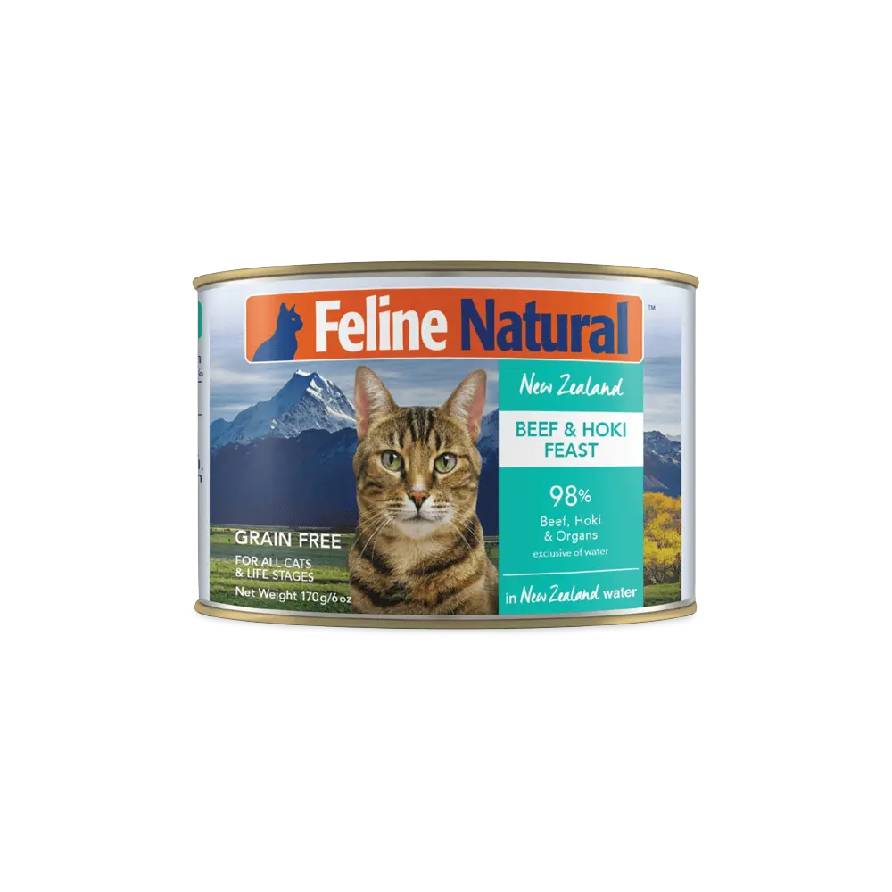 Feline Natural Canned Food Core Diets Feline Natural Canned Beef & Hoki Feast - 85g