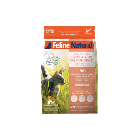 Feline Natural Freeze-Dried Core Diets Lamb & Salmon Feast 320g Adult Cat Food