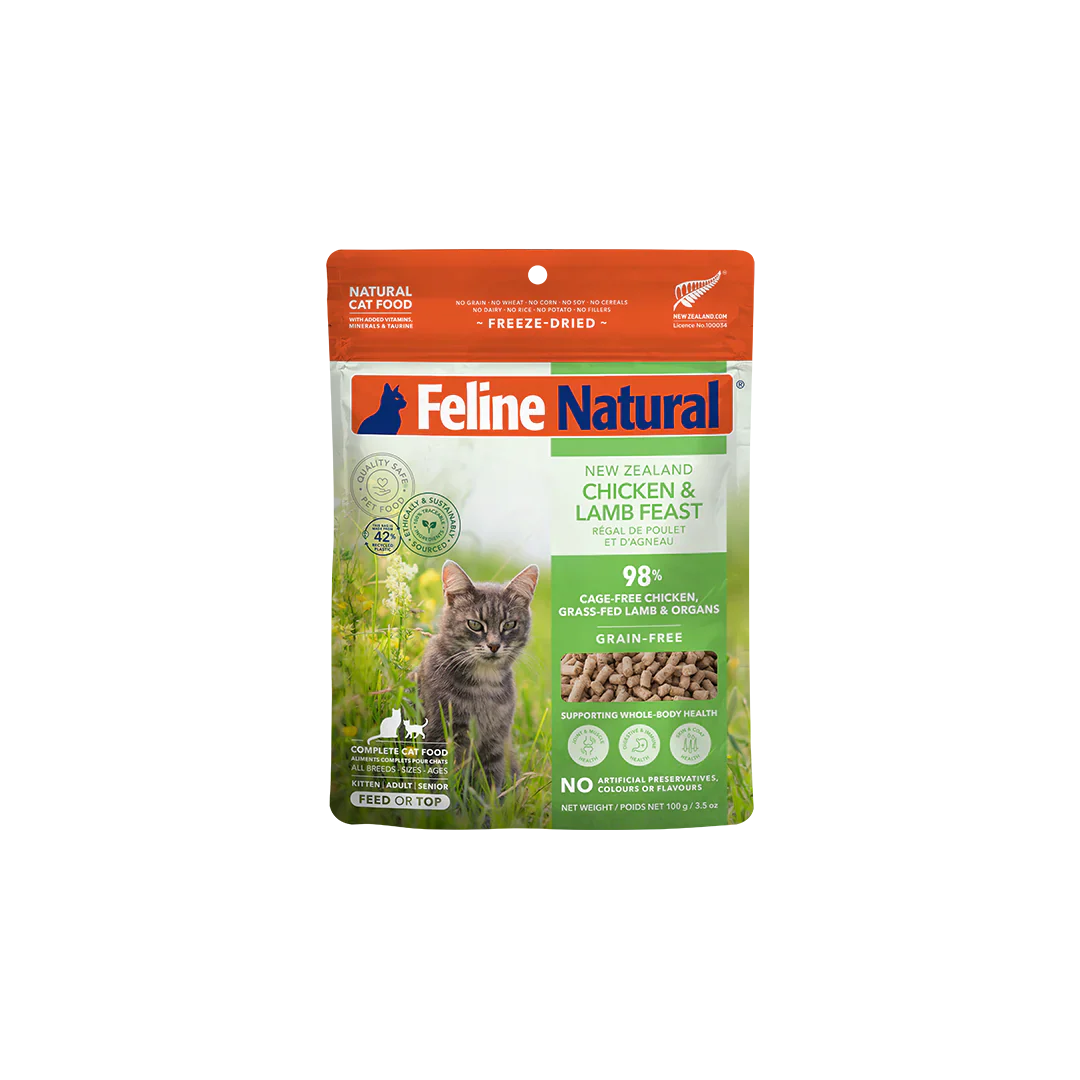Feline Natural Freeze-Dried Core Diets Chicken and Lamb Cat Food | A ...