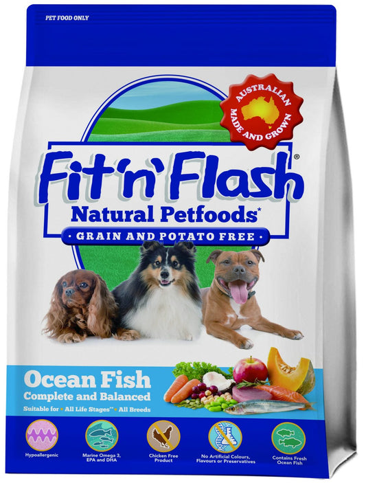 Fit'n'Flash Kibble Ocean Fish 2kg