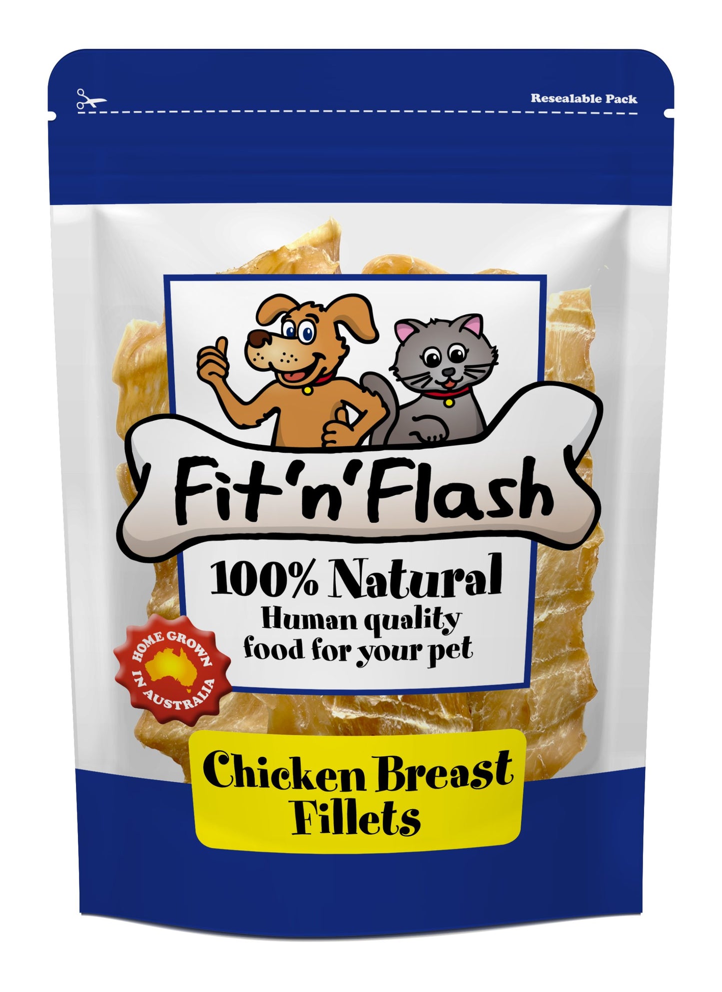 Fit'n'Flash Chicken Breast Fillets Dog and Cat Treats