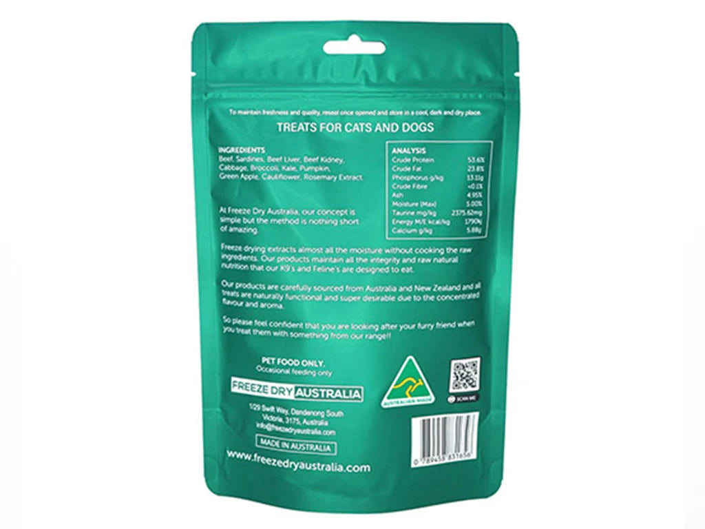 Freeze Dry Australia Freeze Dried Beef & Sardine Balls