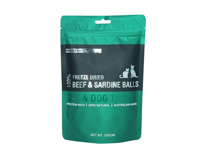 Freeze Dry Australia Freeze Dried Beef & Sardine Balls