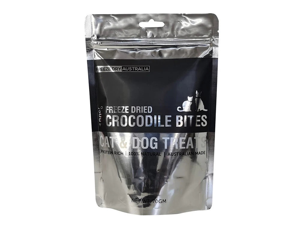 Freeze Dry Australia Freeze Dried Crocodile Bites Pet Treats