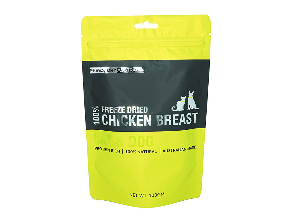 Freeze Dry Australia Freeze Dried Diced Chicken Breast Pet Treats