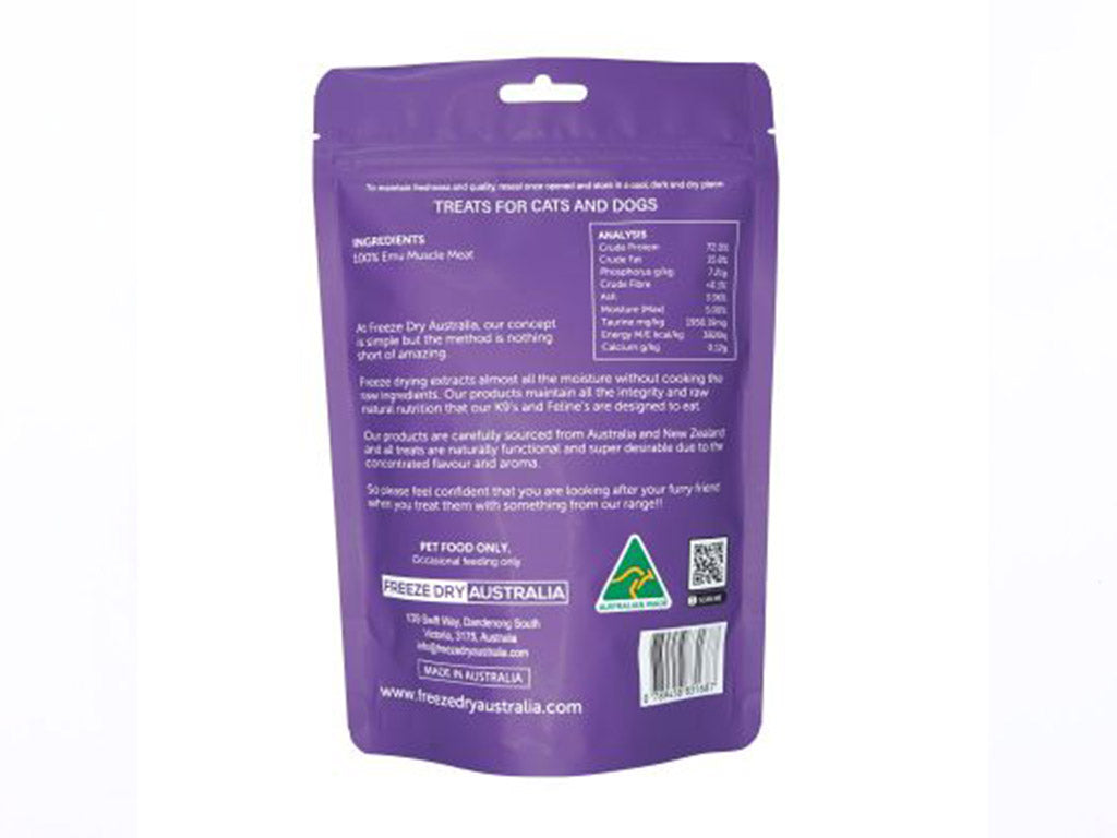 Freeze Dry Australia Freeze Dried Emu Cookie 100g