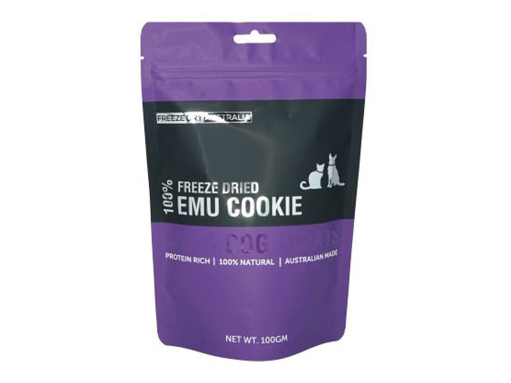 Freeze Dry Australia Freeze Dried Emu Cookie 100g