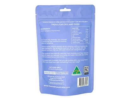 Freeze Dry Australia Freeze Dried Kangaroo Cookie Pet Treats 100g