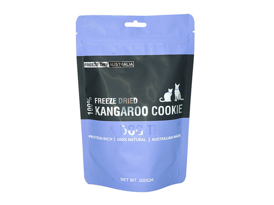 Freeze Dry Australia Freeze Dried Kangaroo Cookie Pet Treats 100g