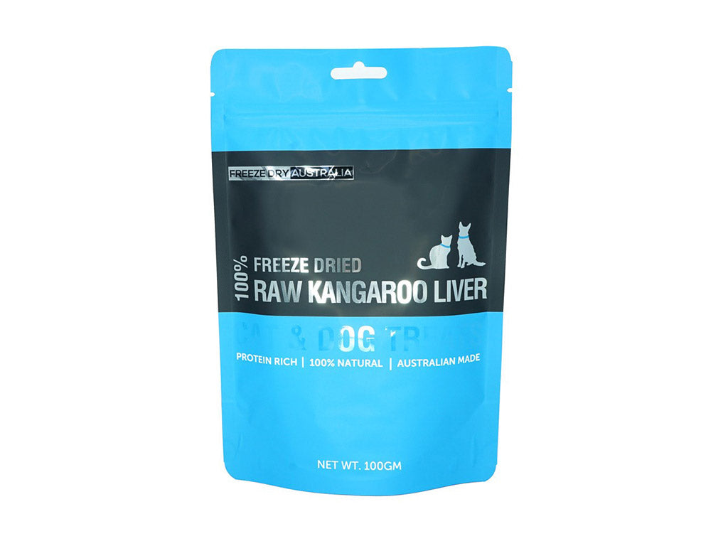 Freeze Dry Australia Freeze Dried Kangaroo Liver 100g