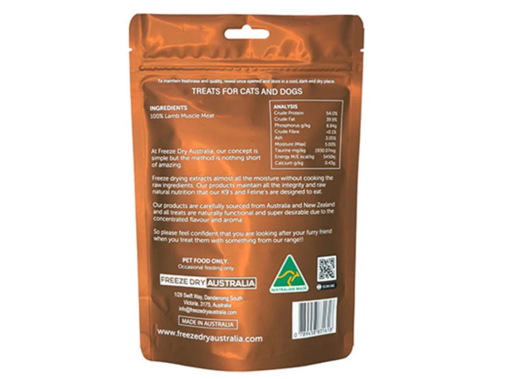 Freeze Dry Australia Freeze Lamb Cookie Pet Treats