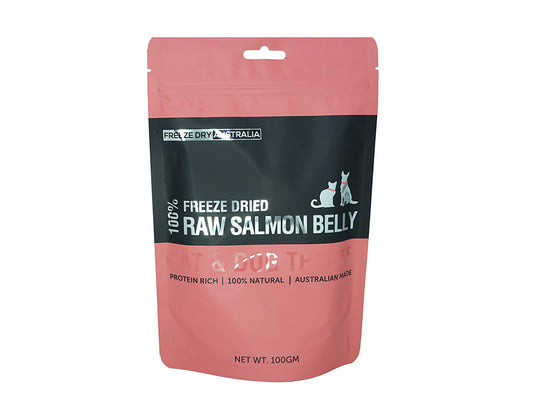 Freeze Dry Australia Freeze Dried Salmon Bellies 100g