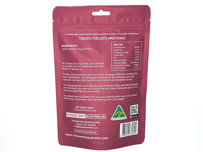 Freeze Dry Australia Freeze Dried Venison Cookie - Pet Treats