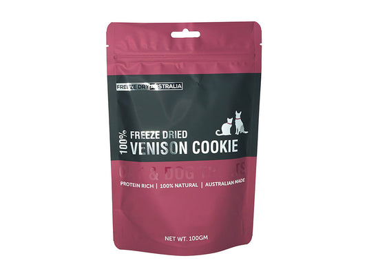 Freeze Dry Australia Freeze Dried Venison Cookie - Pet Treats