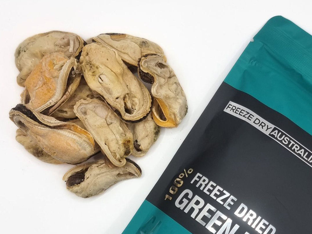 Freeze Dry Australia Freeze Dried Whole Green Lip Mussels 70g