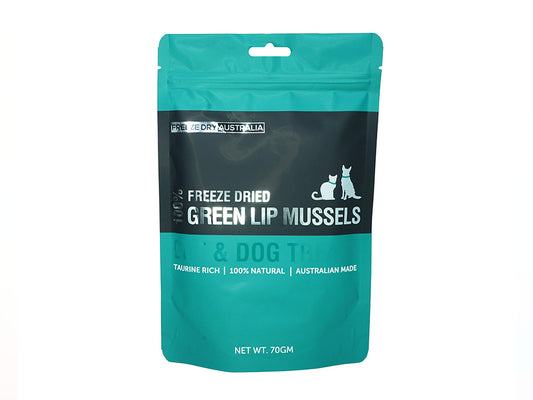 Freeze Dry Australia Freeze Dried Whole Green Lip Mussels 70g