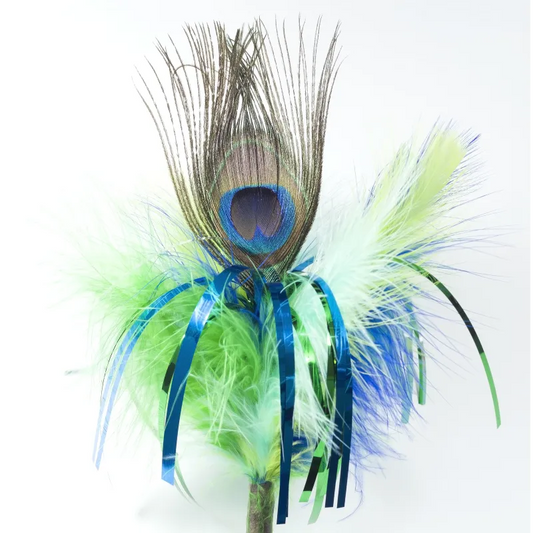 GO CAT PEACOCK SPARKLER SHORT WAND