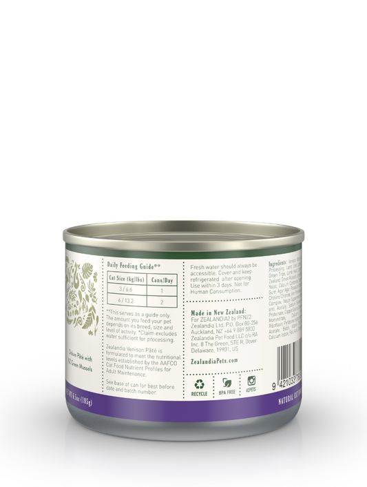 ZEALANDIA Venison Pate Cat Wet Food 170g