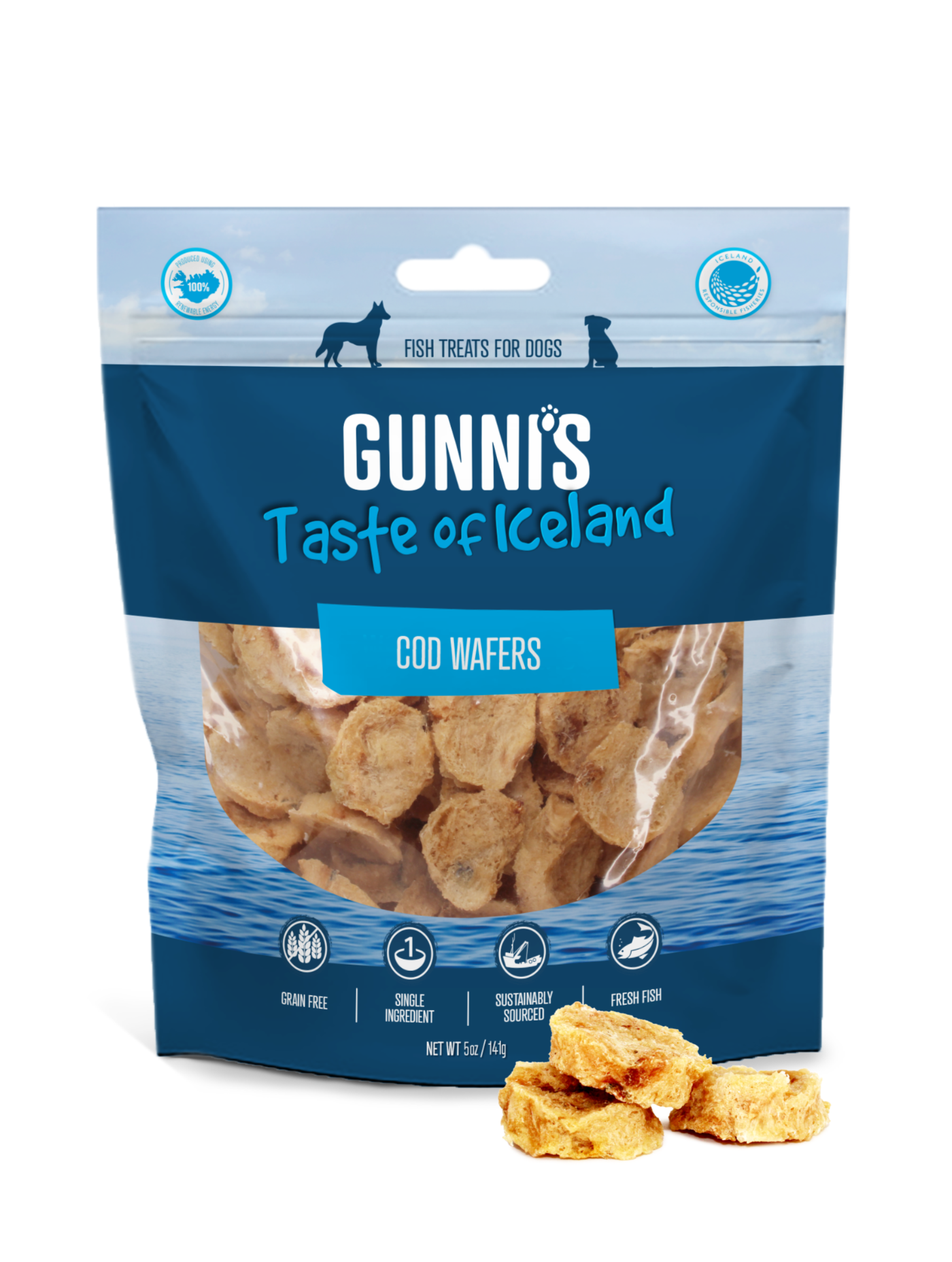 GUNNI'S Cod Wafers Dog Treats