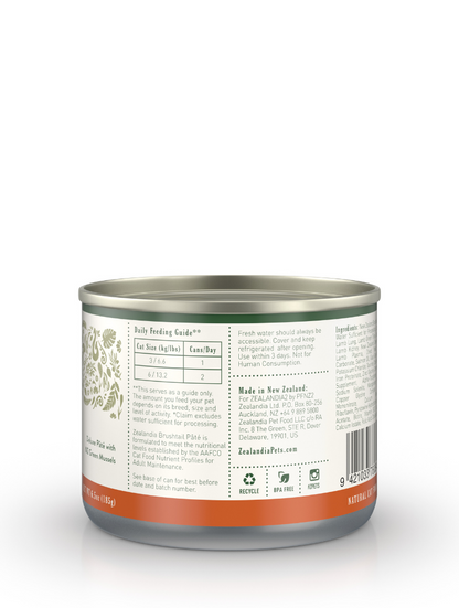 ZEALANDIA Brushtail Pate Cat Wet Food 170g