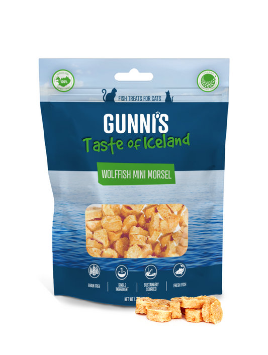 GUNNI'S Wolffish Mini Morsels Cat Treats