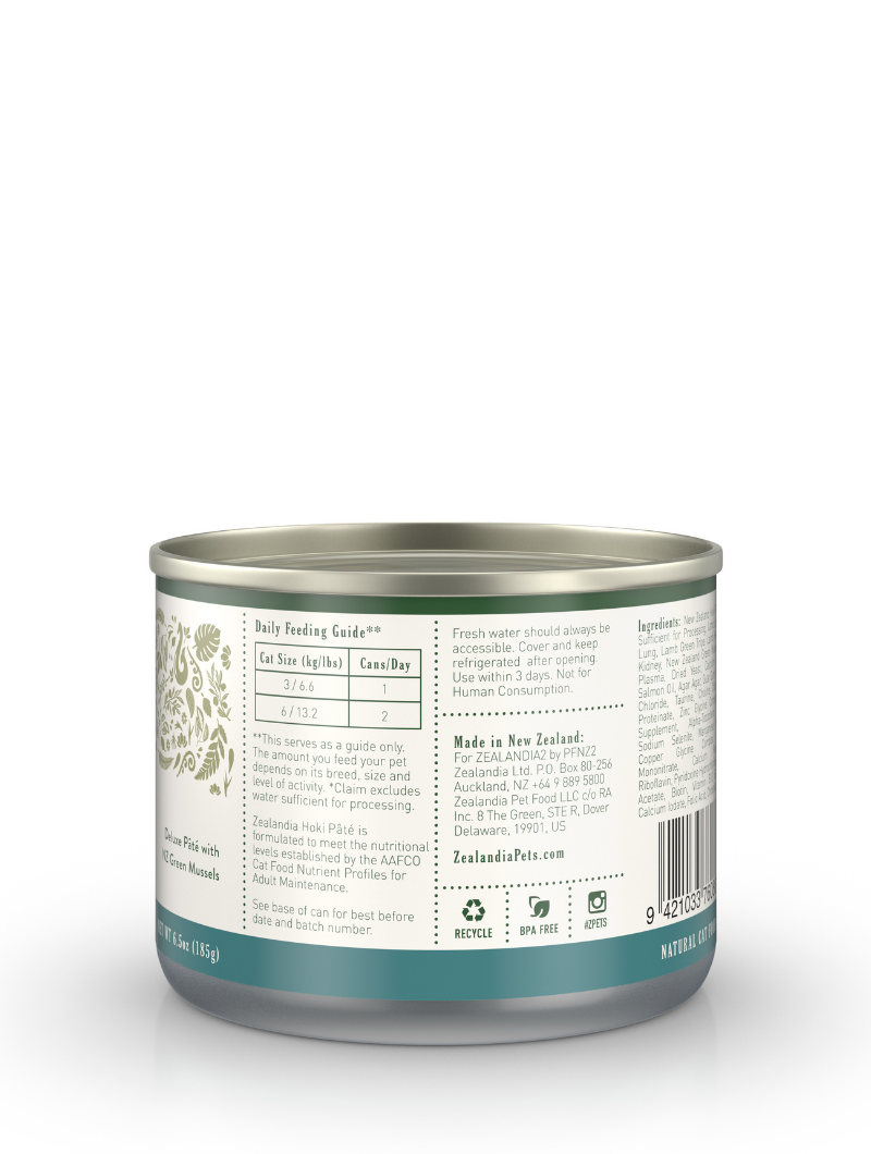 ZEALANDIA Hoki Fish Pate Cat Wet Food 170g