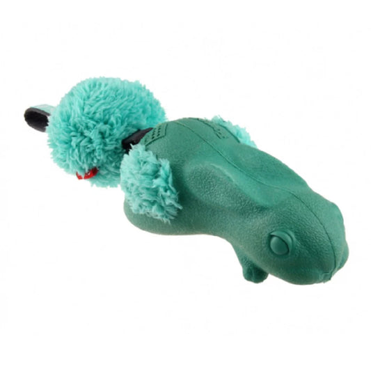 GIGWI FORESTAILS RABBIT PUSH TO MUTE  BLUISH GREEN Dog Toy
