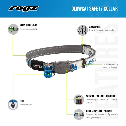Rogz GlowCat Safety Collar for Cats