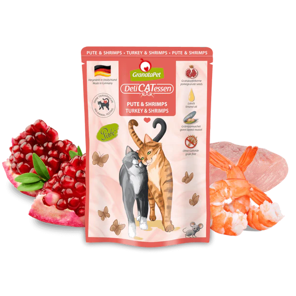 GranataPet DeliCATessen - Turkey & Shrimps Cat Wet Food