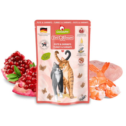 GranataPet DeliCATessen - Turkey & Shrimps Cat Wet Food