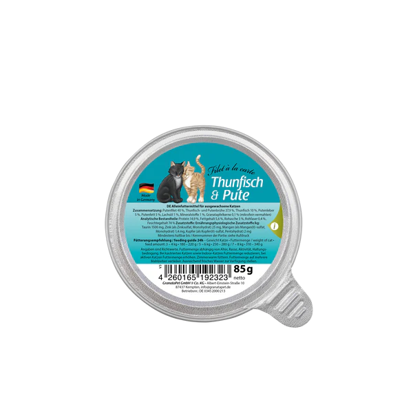 GranataPet Filet à la carte - Tuna & Turkey Wet Cat Food